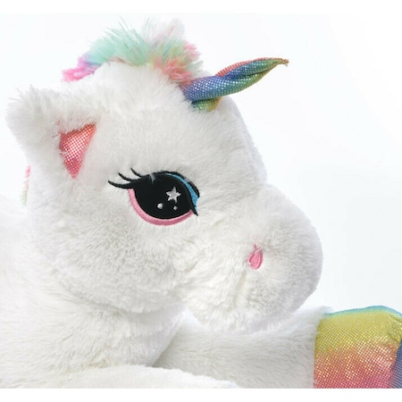 Jucarie de Plus Gigant Unicornul Magic Rainbow , Moale , Multicolor , Stralucitor 85 CM [6]