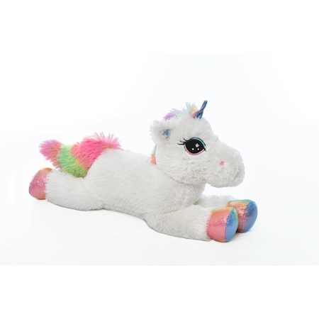 Jucarie de Plus Gigant Unicornul Magic Rainbow , Moale , Multicolor , Stralucitor 85 CM [5]