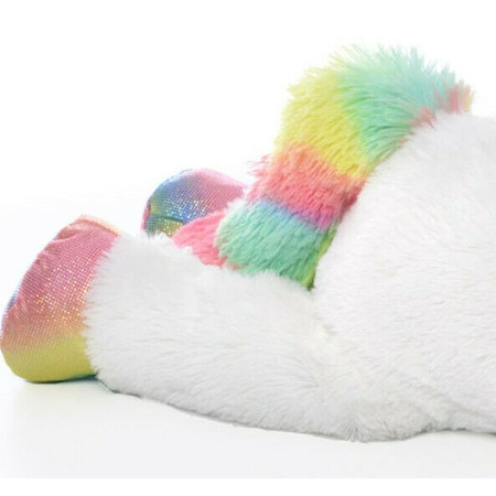 Jucarie de Plus Gigant Unicornul Magic Rainbow , Moale , Multicolor , Stralucitor 85 CM [7]