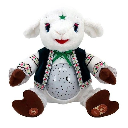 Jucarie de plus interactiva Micul Romanas cu 12 Melodii Linistitoare,Lampa de Veghe, spune  Rugaciunea "Ingerasul"in Limba Romana [2]