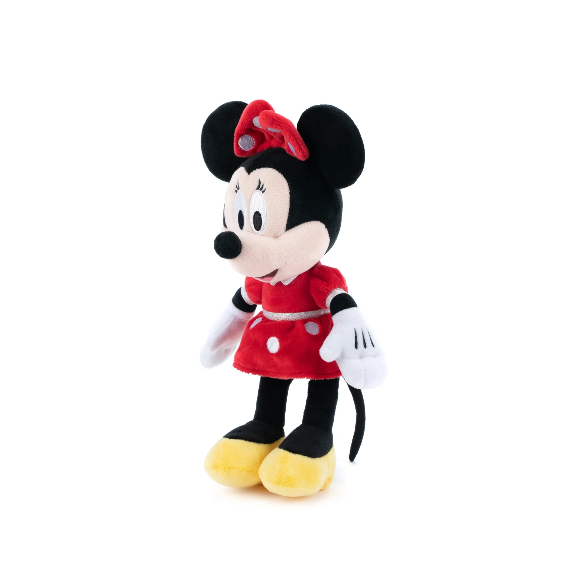 Jucarie de plus Minnie Mouse Original Disney cu Rochita Rosie  , 35 cm [3]
