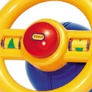 Jucarie Interactiva Bebelusi  – Volan Baby Driver cu Sunete si Ventuza pentru prinderea pe Scaunul sau Bord-ul Masinii, 12 luni+ [3]