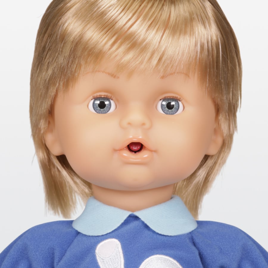 Jucarie Interactiva Cicciobello Bua Bua -  Papusa ,, Baietel Blond Bolnavior'' 42cm -  Original Giochi Preziosi [10]