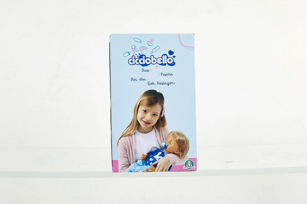 Jucarie Interactiva Cicciobello Bua Bua -  Papusa ,, Baietel Blond Bolnavior'' 42cm -  Original Giochi Preziosi [18]
