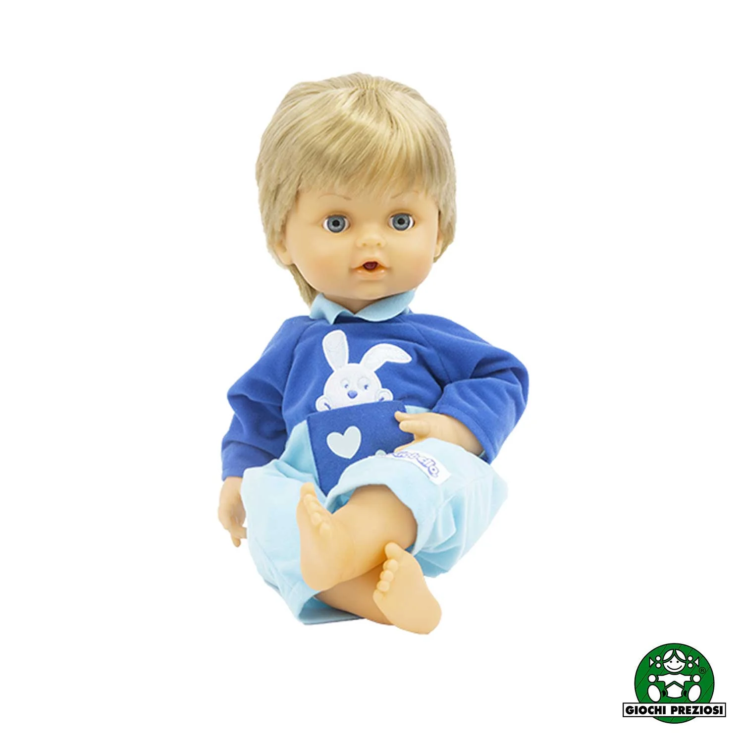 Jucarie Interactiva Cicciobello Bua Bua -  Papusa ,, Baietel Blond Bolnavior'' 42cm -  Original Giochi Preziosi [4]