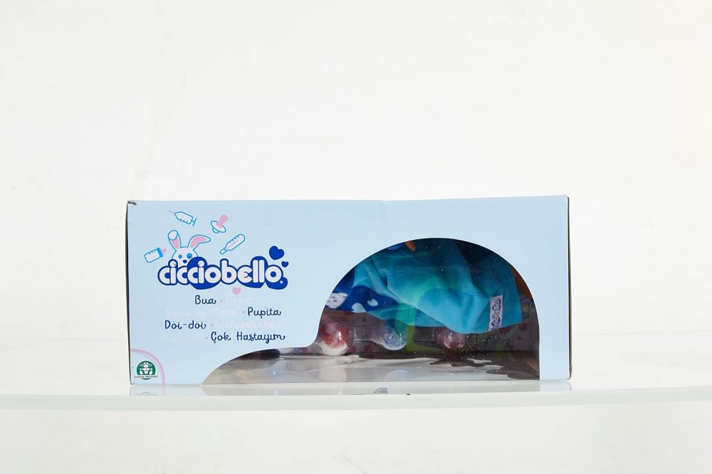 Jucarie Interactiva Cicciobello Bua Bua -  Papusa ,, Baietel Blond Bolnavior'' 42cm -  Original Giochi Preziosi [17]