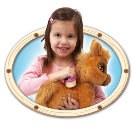 Jucarie De Plus Interactiva cu 6 Functii de Actiune  - Poneiul Toffee  Original  Giochi Preziosi , 30 CM [5]