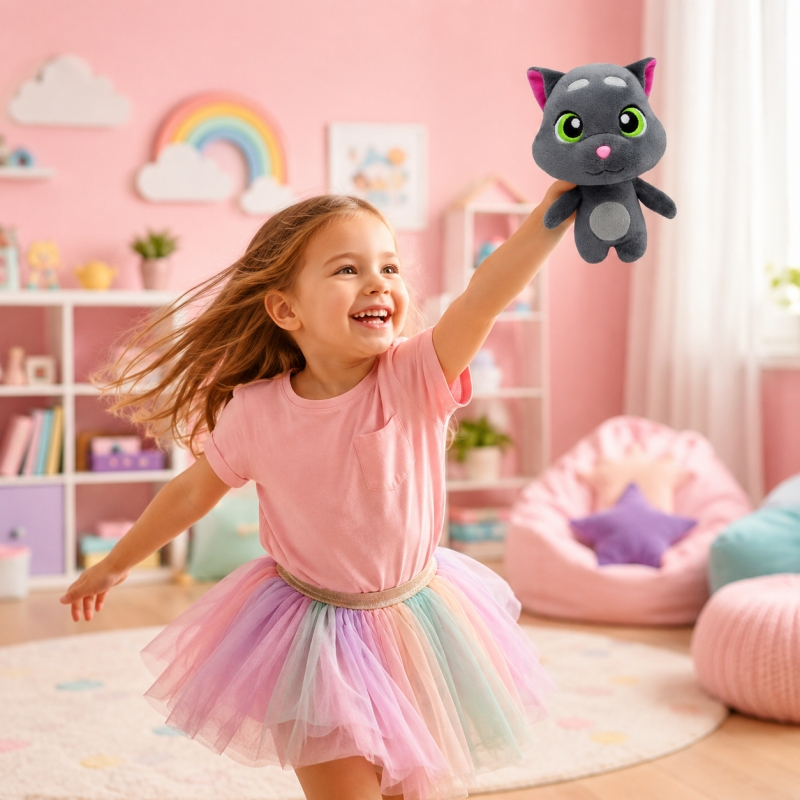 Jucarie Interactiva de Plus, New  Talking TOM Mini Friends, Prietenul meu Vorbaret - [3]