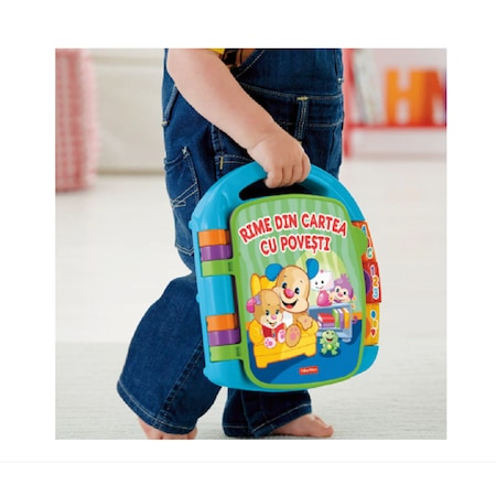 Jucarie interactiva Fisher Price, Laugh&Learn, Cartea de Povesti in Limba Romana [5]