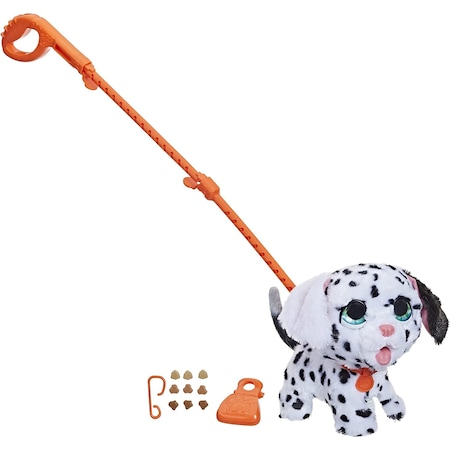 Jucarie interactiva FurReal Poopalots - Catelus Dalmatian, cu lesa Adventure Time Multicolor [5]
