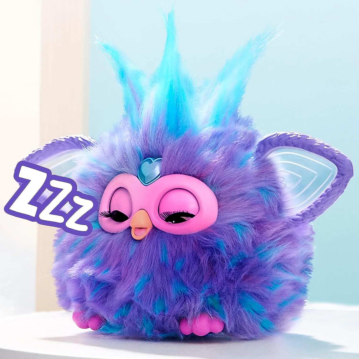 Jucarie interactiva Hasbro, Furby Boom Purple, 15 accesorii, Voice Activated Animatronic, mov, 6 ani+ [4]