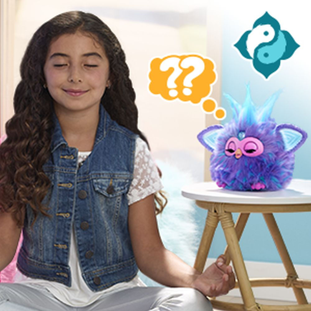 Jucarie interactiva Hasbro, Furby Boom Purple, 15 accesorii, Voice Activated Animatronic, mov, 6 ani+ [5]