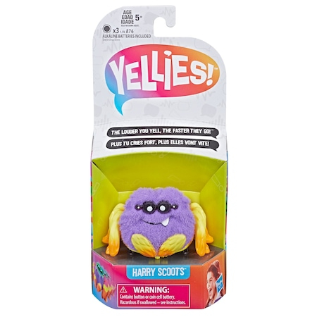 Jucarie interactiva paianjenul Yellies Harry Scoots, Hasbro [3]