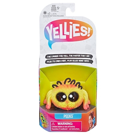 Jucarie interactiva paianjenul Yellies Peeks, Hasbro [2]