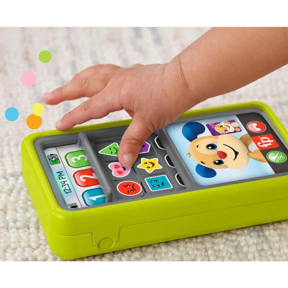 Jucarie Interactiva pentru  Bebelusi FIsher Price, Laugh and Learn, Smartphone interactiv, 2 in 1, in Limba Romana [5]