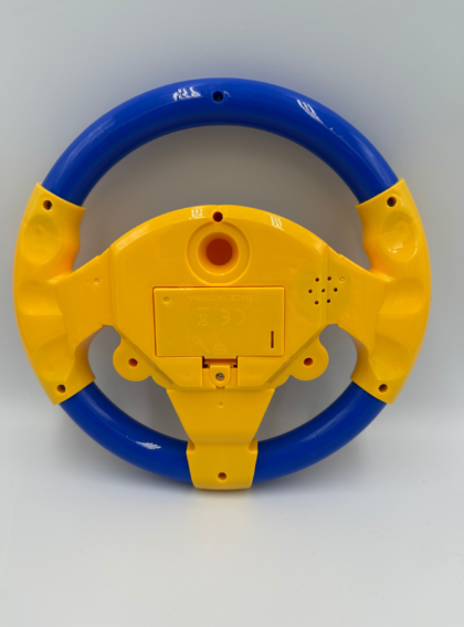 Jucarie Interactiva pentru Copii  Volan Steering Wheel Toy for Kids, Driving Learning Toy for Kids - Albastru cu Galben [6]