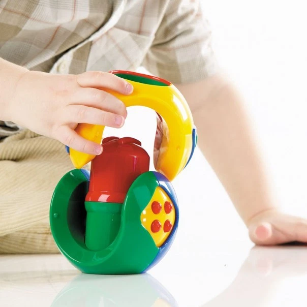 Jucarie Senzoriala pentru Bebelusi TOLO - Minge in forma de Puzzle, 3 in 1, Interactiva, Colorata, 6 luni+ [3]