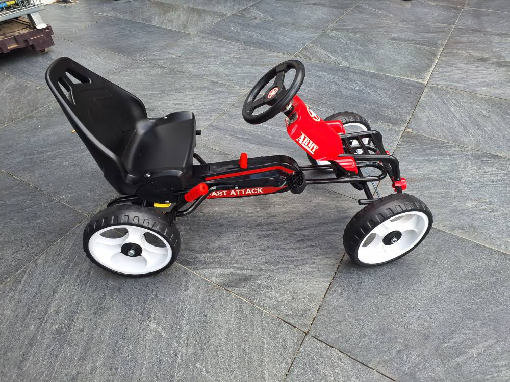 Kart  pentru Copii cu Pedale – Frana si Scaun Reglabil - Force Army [6]