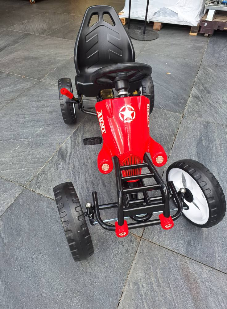 Kart  pentru Copii cu Pedale – Frana si Scaun Reglabil - Force Army [3]