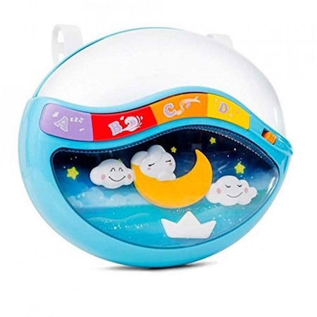 Lampa de veghe Little Angel cu muzica si lumini relaxante, albastra [3]