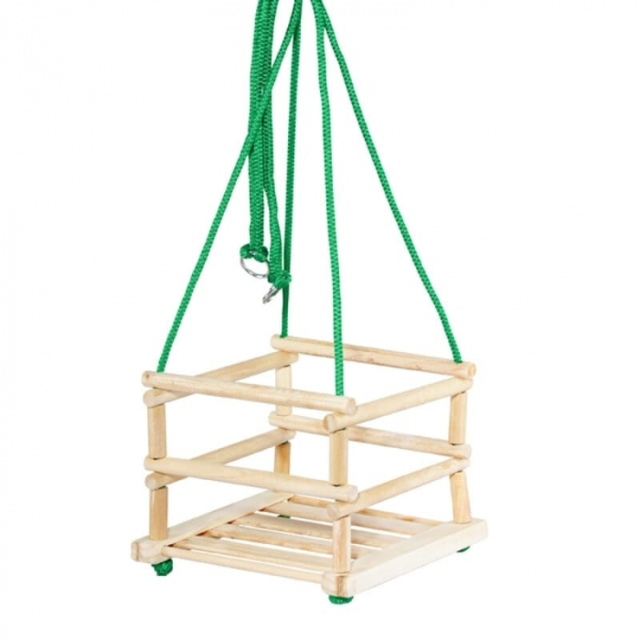 Leagan clasic Tupiko, din lemn, 33x33x5 cm, Robentoys® [1]