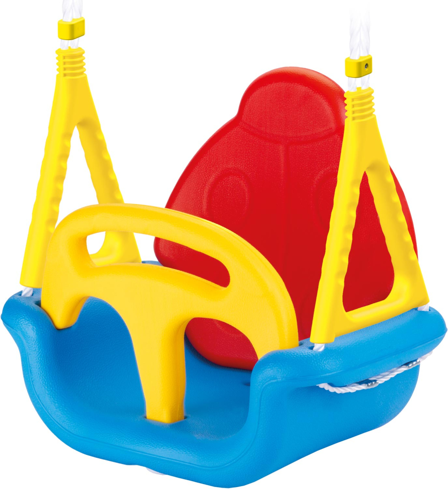 Leagan cu Spatar 3 in 1  pentru Interior sau Exterior,  Confortabil si Rezistent  cu Sistem de Siguranta impotriva caderii   - Model Tricolor [1]