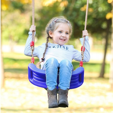 Leagan de gradina pentru copii, Zola®, albastru, greutate maxima 100 kg [3]