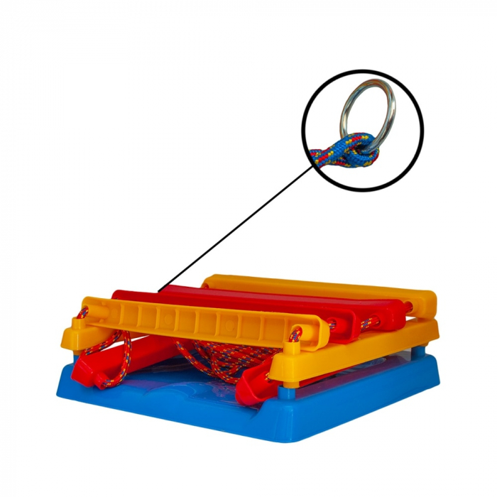 Leagan pentru copii din plastic multicolor, 36cm x 32cm x 22,7cm, Nebunici [4]
