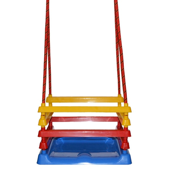 Leagan pentru copii din plastic multicolor, 36cm x 32cm x 22,7cm, Nebunici [2]