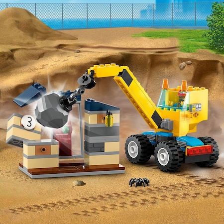 LEGO® City - Camioane de constructie si macara cu bila pentru demolari 60391, 235 piese [6]