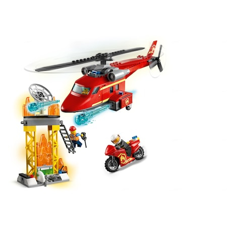 LEGO City Fire - Elicopter de pompieri 60281, 212 piese [5]