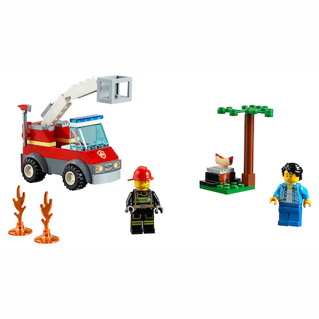 LEGO City Fire - Stingerea incendiului de la gratar 60212, 64 piese [4]