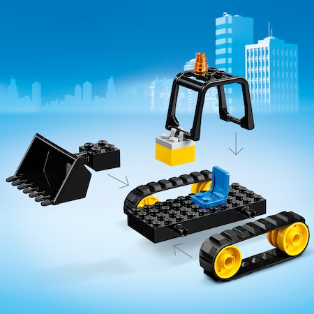 LEGO City Great Vehicles - Buldozer pentru constructii 60252, 126 piese [7]