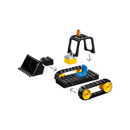 LEGO City Great Vehicles - Buldozer pentru constructii 60252, 126 piese [3]