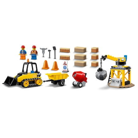 LEGO City Great Vehicles - Buldozer pentru constructii 60252, 126 piese [4]