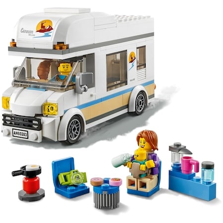 LEGO City Great Vehicles - Rulota de vacanta 60283, 190 piese [10]