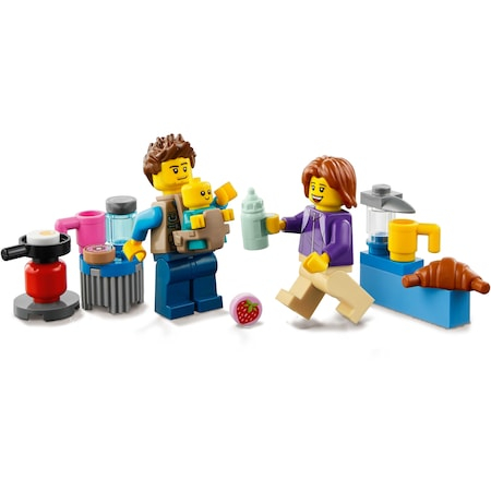 LEGO City Great Vehicles - Rulota de vacanta 60283, 190 piese [11]