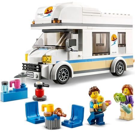 LEGO City Great Vehicles - Rulota de vacanta 60283, 190 piese [4]
