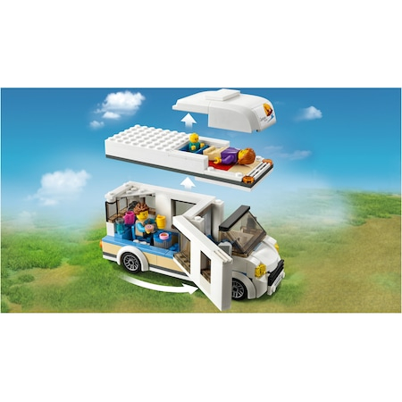 LEGO City Great Vehicles - Rulota de vacanta 60283, 190 piese [3]