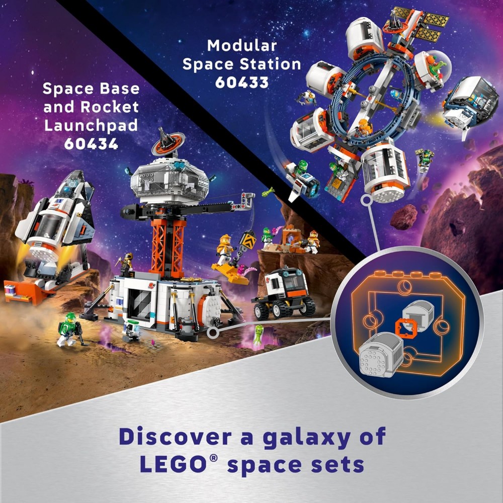 LEGO® City - Planet Big Rover,  Misiuni de Explorare în Spațiul Cosmic ,,  Discover a Galaxy Space X "  758 Piese [5]