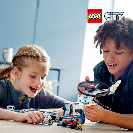 LEGO City Police - Transportul elicopterului de politie 60244, 317 piese [5]