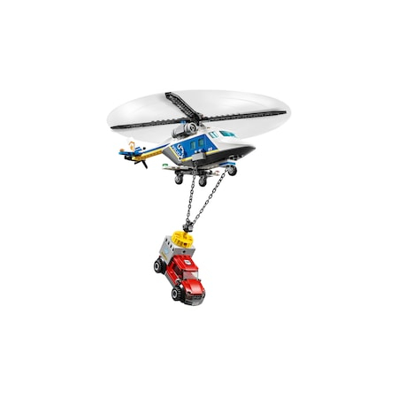 LEGO City Police - Urmarire cu elicopterul politiei 60243, 212 piese [5]