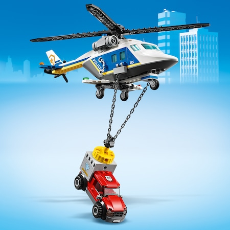 LEGO City Police - Urmarire cu elicopterul politiei 60243, 212 piese [8]