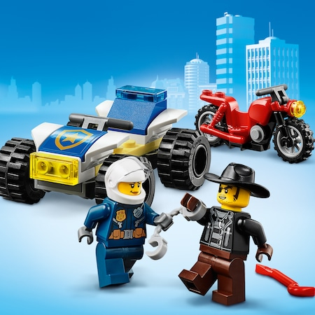 LEGO City Police - Urmarire cu elicopterul politiei 60243, 212 piese [7]