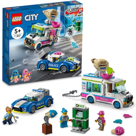LEGO® City - Politia in urmarirea furgonetei cu inghetata 60314, 317 piese [7]