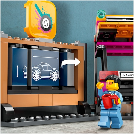 LEGO® City - Service pentru personalizarea masinilor 60389, 507 piese [9]