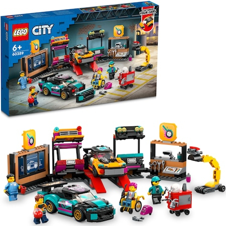 LEGO® City - Service pentru personalizarea masinilor 60389, 507 piese [2]