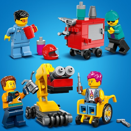 LEGO® City - Service pentru personalizarea masinilor 60389, 507 piese [15]