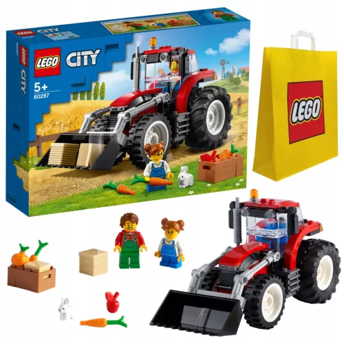 Joc de Constructii LEGO CITY BLOCKS -  Super Tractor Giant 60287, 148 piese 5 + [1]