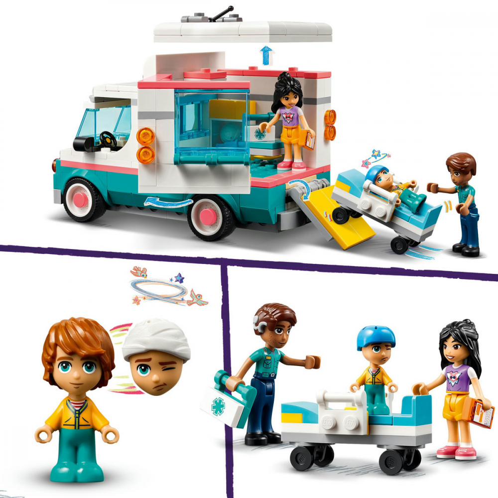 LEGO® Friends - Noua Generatie -  Ambulanta Spitalului de Urgenta  din Orasul Heartlake, 344 piese [9]